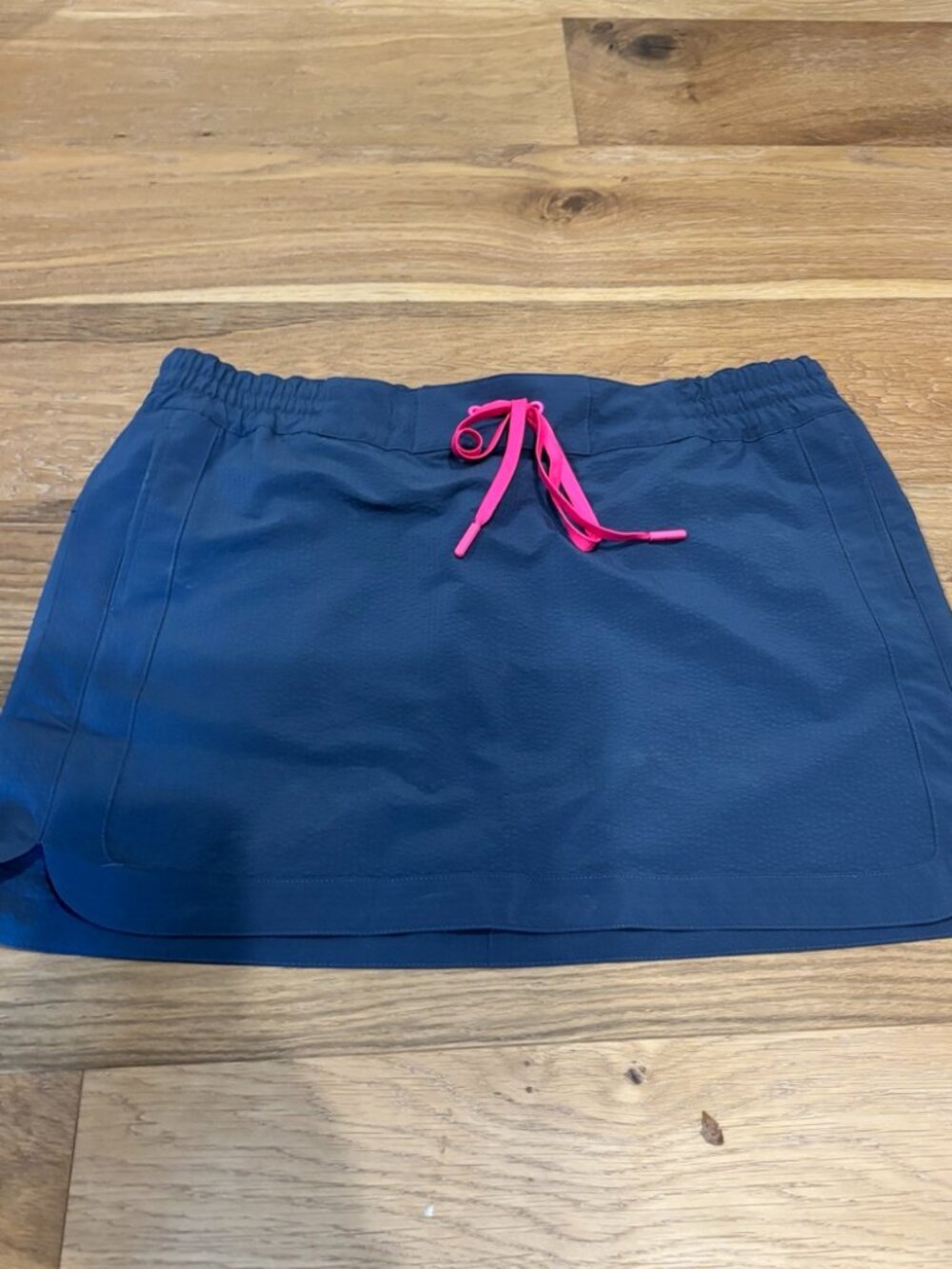 Vineyard Vines Performance Skort Navy Pink Drawstring Athletic Skirt Size L
